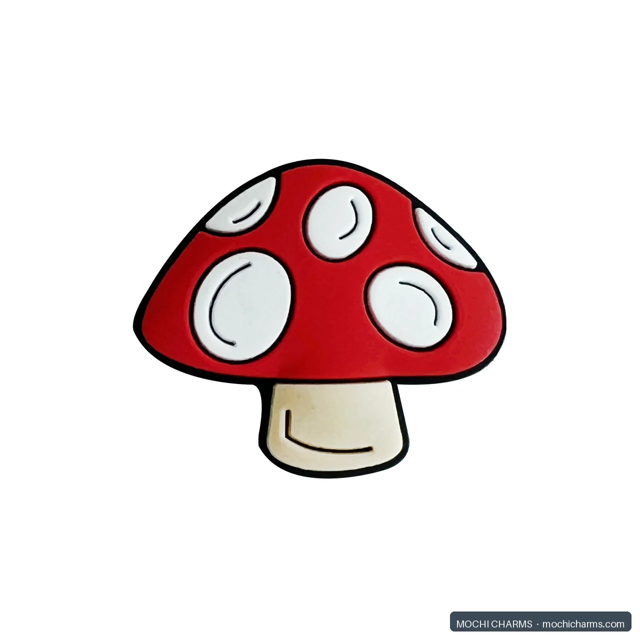Colorful Mushrooms soft PVC charm example 2