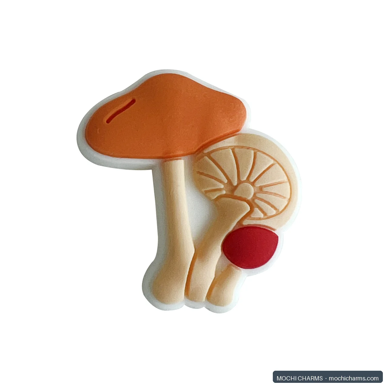 Colorful Mushrooms soft PVC charm example 3