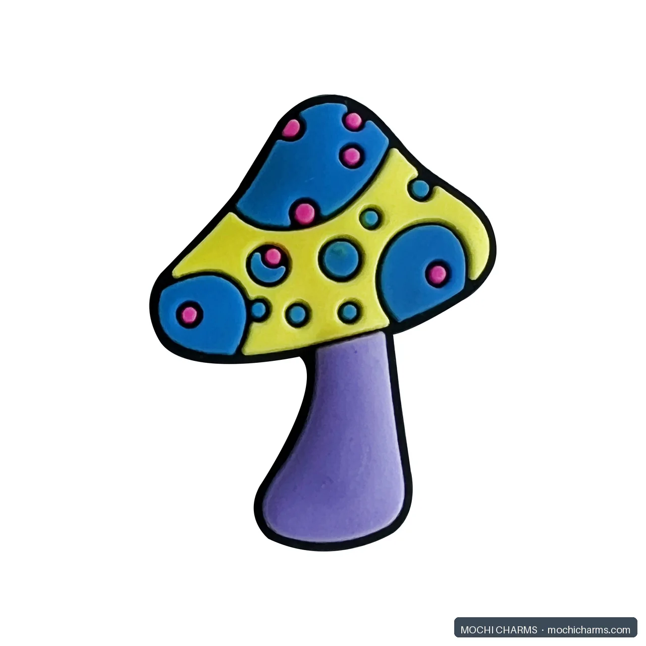 Colorful Mushrooms soft PVC charm example 4