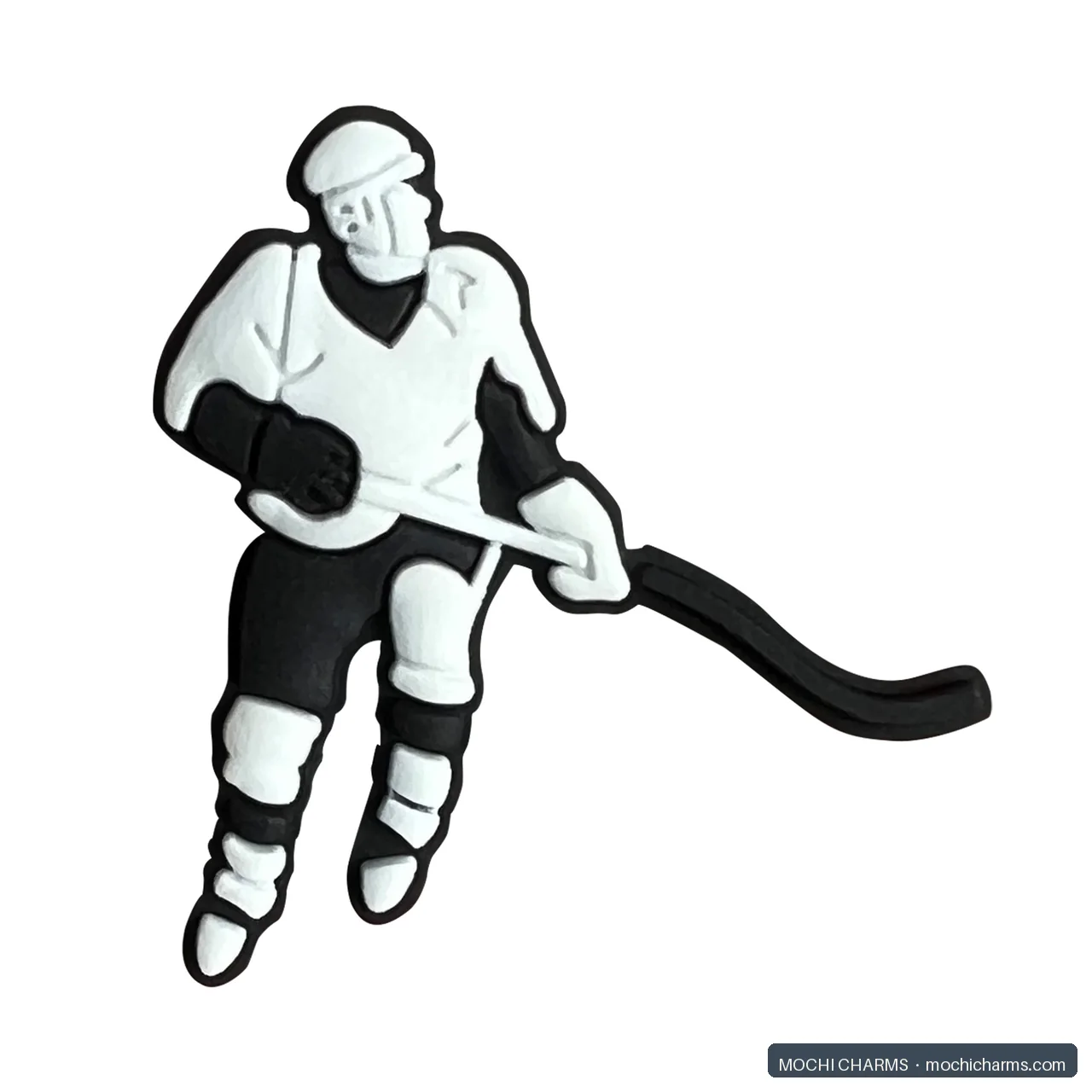 Ice Hockey soft PVC charm example 2
