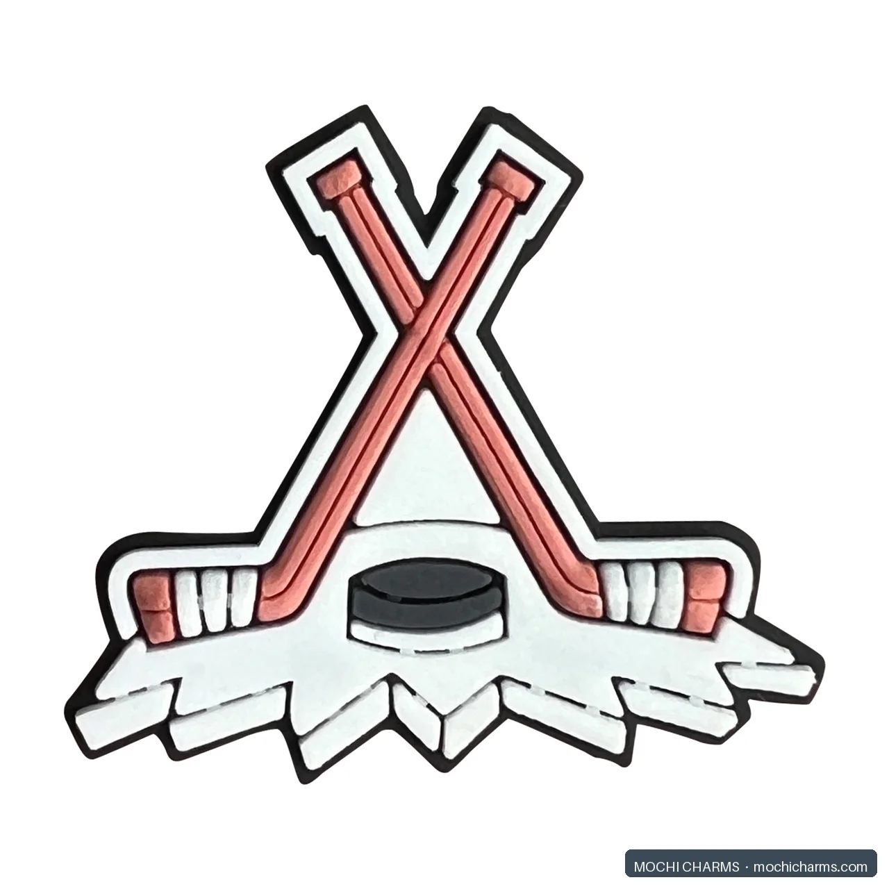 Ice Hockey soft PVC charm example 3