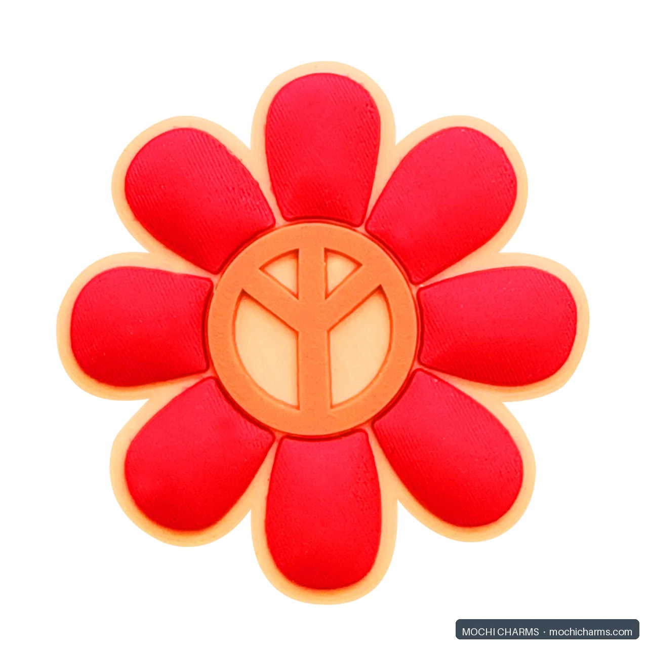 Love and Peace soft PVC charm example 1