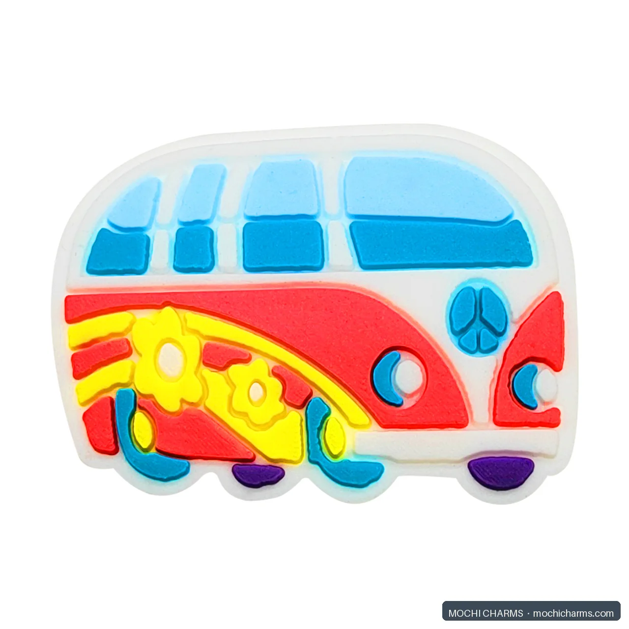 Love and Peace soft PVC charm example 3