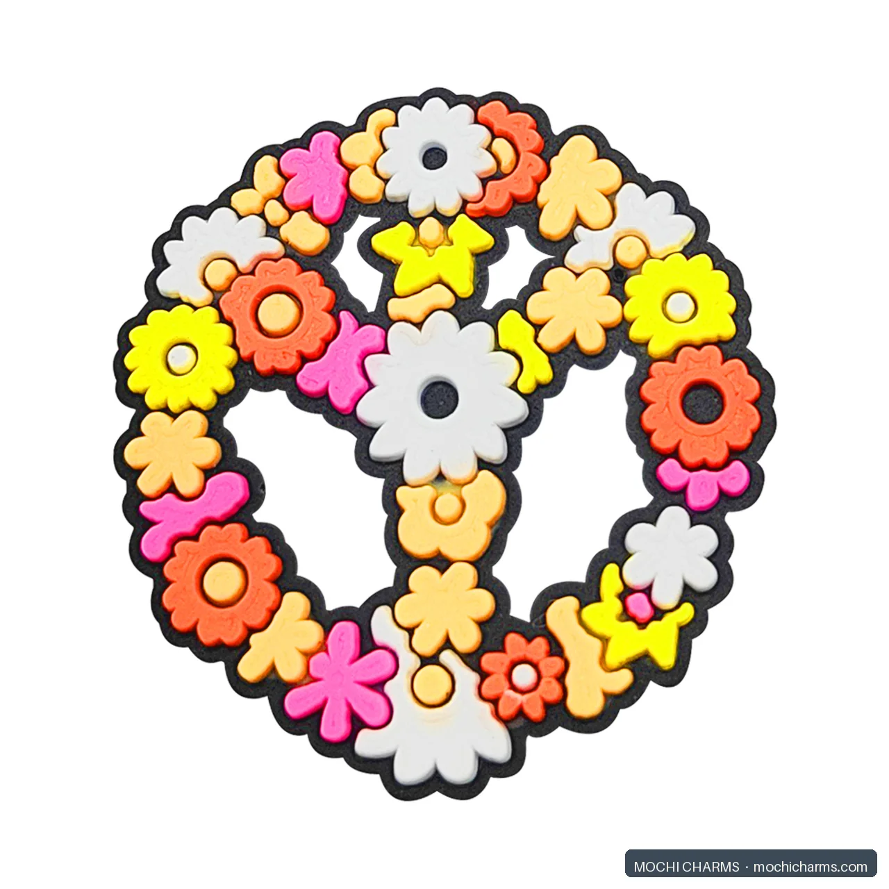 Love and Peace soft PVC charm example 4