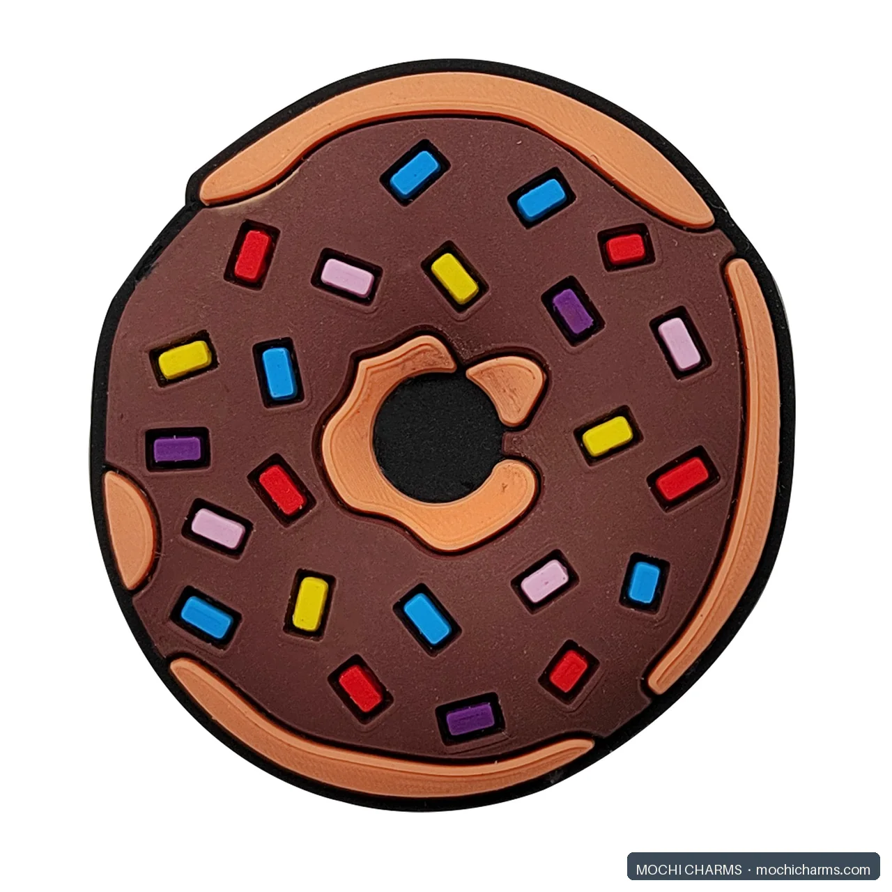 Doughnut soft PVC charm example 1