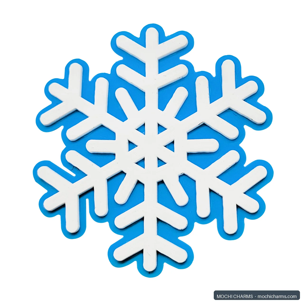 Snowflake soft PVC charm example 4