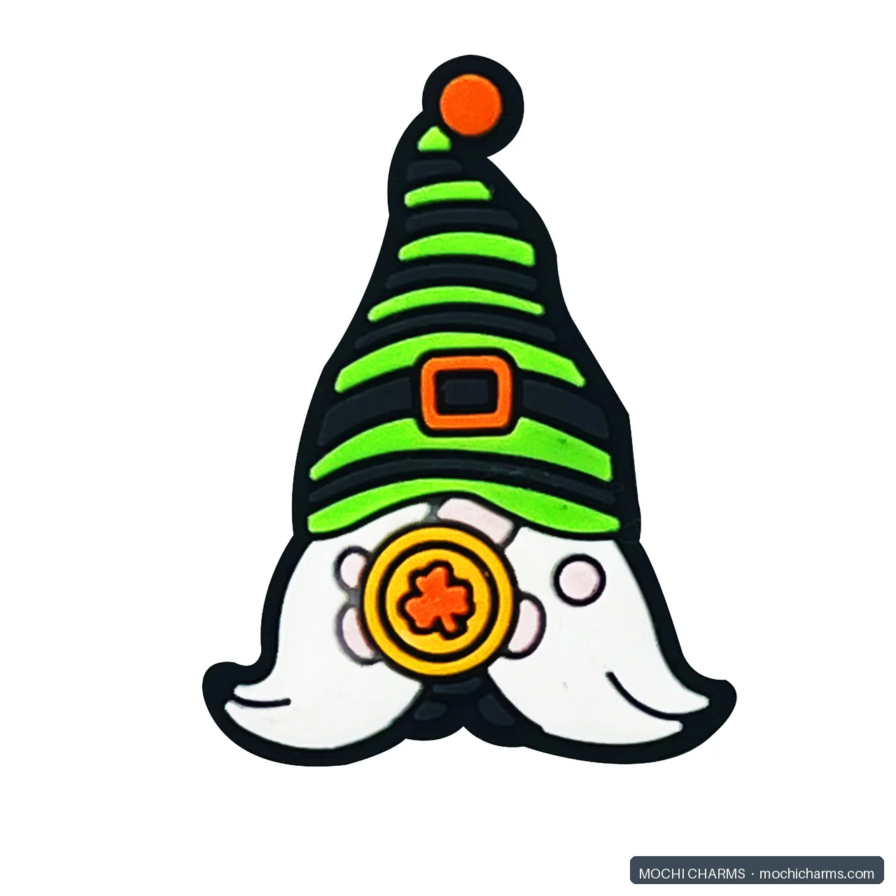 Saint Patrick soft PVC charm example 2